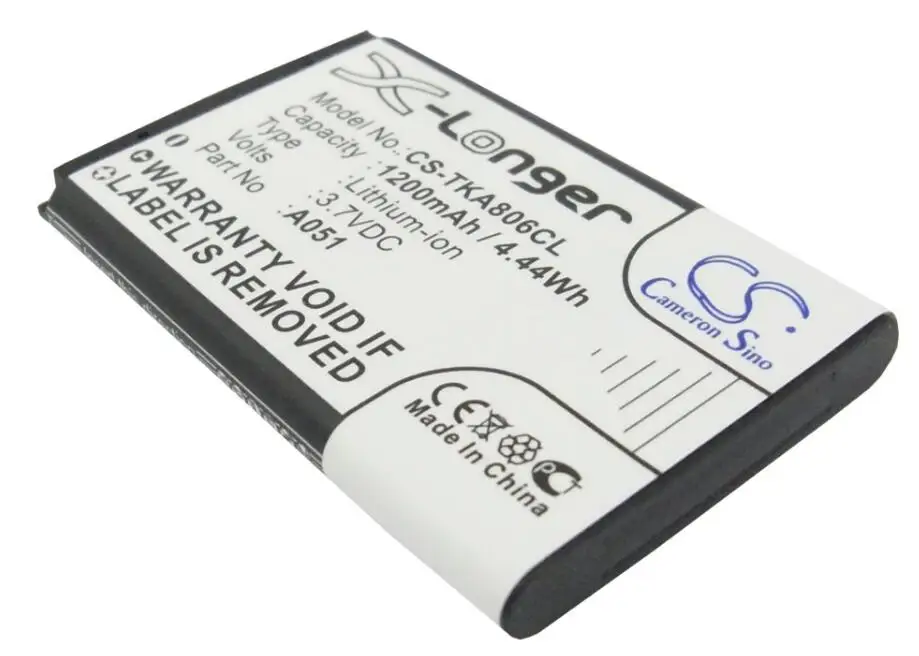 Аккумулятор Cameron Sino 1200 мАч для SNOM M65 T COM Sinus A806 TELEFUNKEN FHD 170/5 TELEKOM A051 10000058|Аккумуляторы