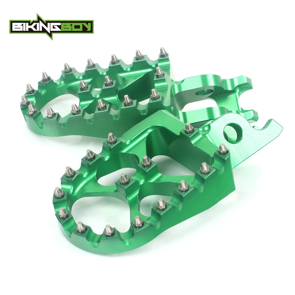 BIKINGBOY MX подножки для ног педали Kawasaki KX250F 06-18 KX450F 2007-2018 KXF 250 KX-F 450 17 16 15 14 13 12 11 10 |