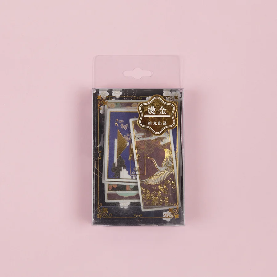 ST00095-4 ПВХ наклейки в коробках бронзированный мультфильм DIY украшения Techo планировщик Lifelog декоративные наклейки мешок - Цвет: ST00095-4