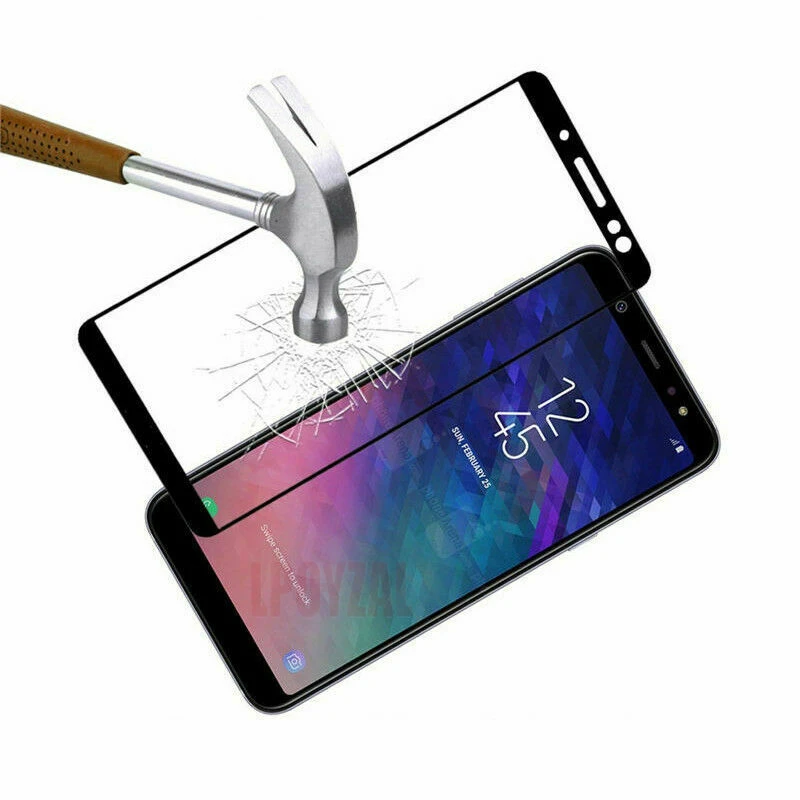 3D полное покрытие закаленное стекло для Samsung Galaxy A6 A7 A8 2018 Защита экрана J8 J6 J4 Plus J5 J7