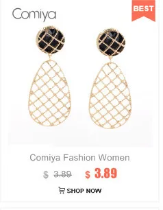 Comiya Pendientes Mujer Moda Brincos De Festa Мода Бохо Резина с Цинковым Сплавом Камень Висячие серьги, индийские украшения серьги