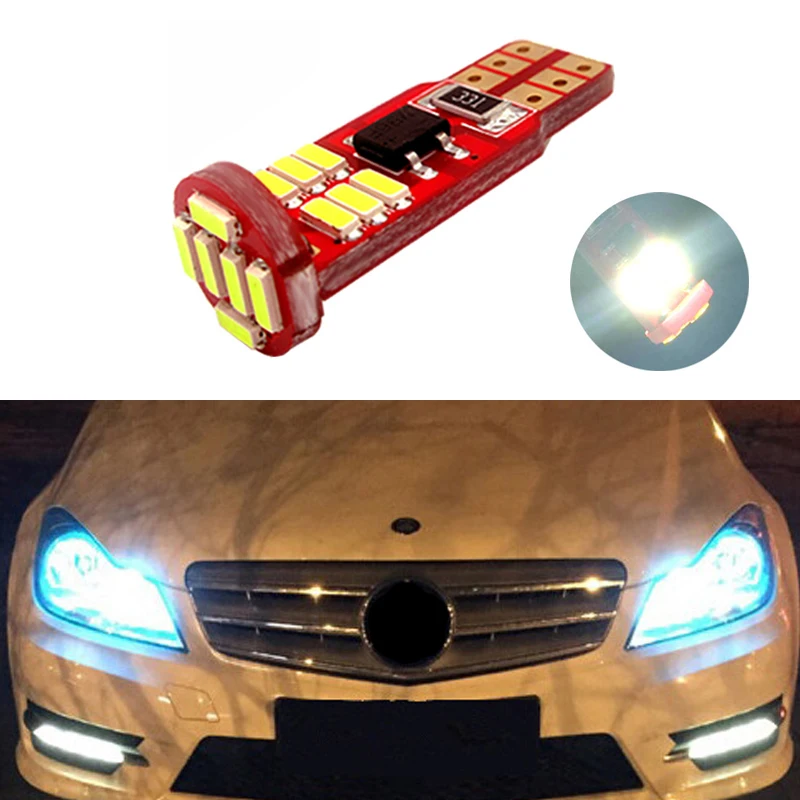 BOAOSI 1x Canbus Автомобильный светодиодный T10 W5W 18 светильник для парковки Mercedes Benz w203 w204