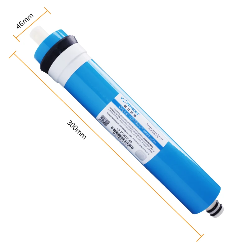 Vontron ULP1812-50/75 жилой фильтр для воды 50/75 осмотическая мембрана gpd NSF используется для системы обратного осмоса
