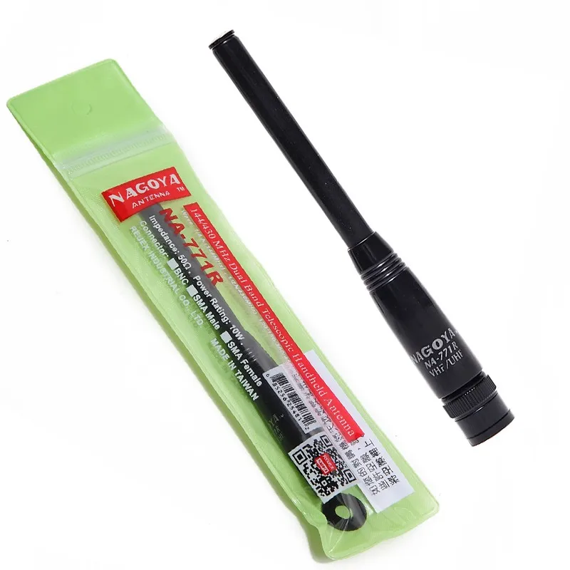 

2pcs NEW NA-771R Telescopic BNC 144/430MHz Dual Band Handheld Antenna for TK100 TK210 TK300 IC-V8 IC-V80 IC-V82 IC-U82 IC-W32