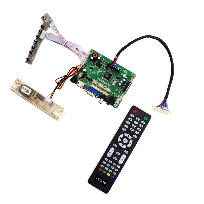 TSUX9 V2.0 VGA Аудио AV USB HDMI совместимая плата ЖК контроллера LM170E03 TLHB TLHC M170EG01 VG M170ETN01.0 VE