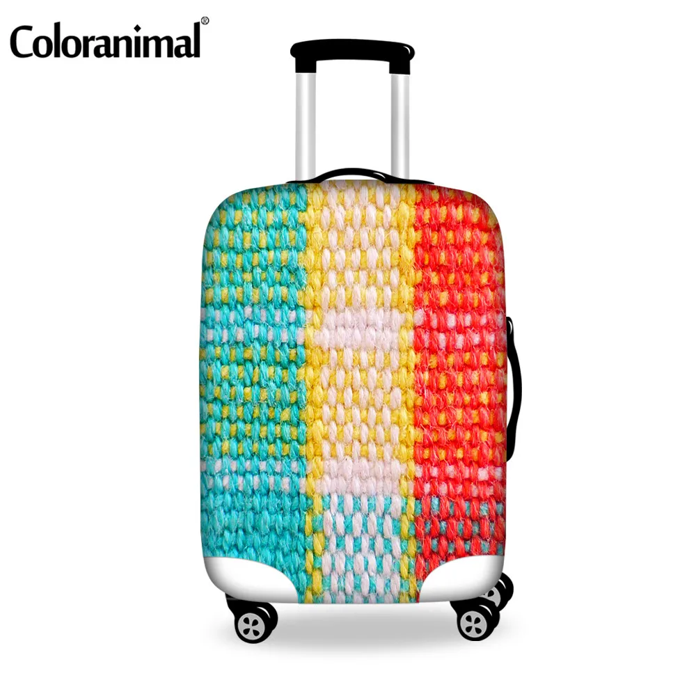 Модный Эластичный Защитный чехол для багажа Coloranimal женщин и мужчин дорожные