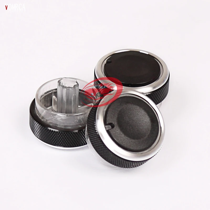 3Pcs Aluminum Alloy Air Conditioning Switch Classic for Ford Focus 2 MK2 focus 3 MK3 ST RS 2005-2014 Mondeo Knob Buttons | Автомобили и