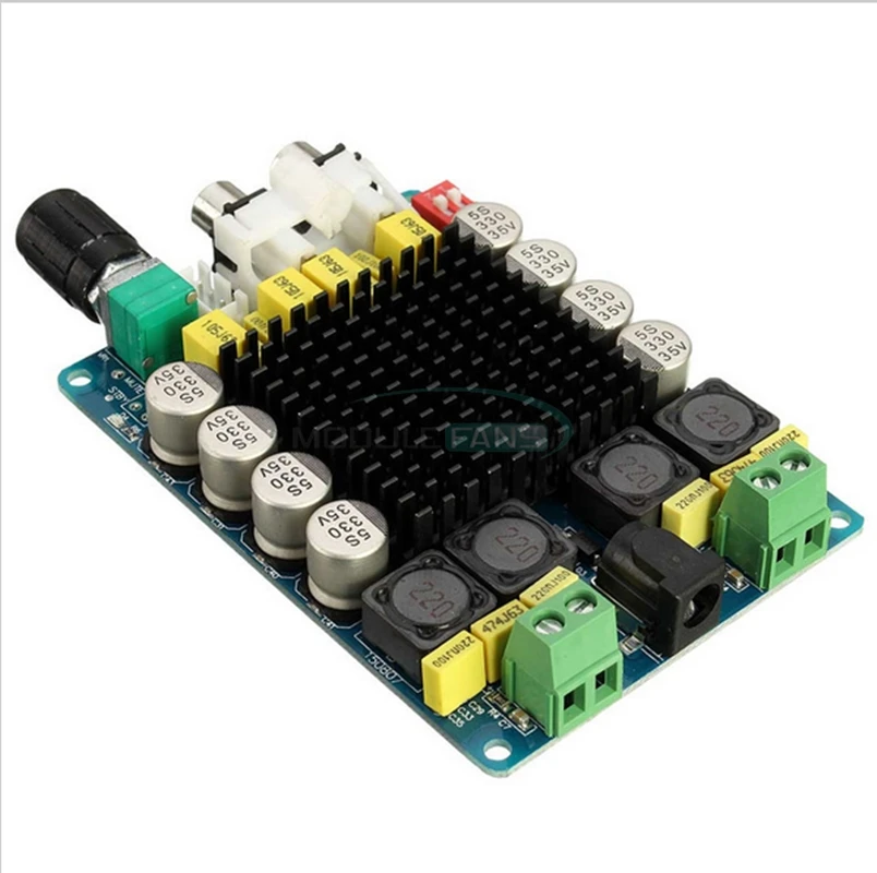 Двухканальный модуль усилителя мощности TDA7498 класс D 2X100W плата аудио
