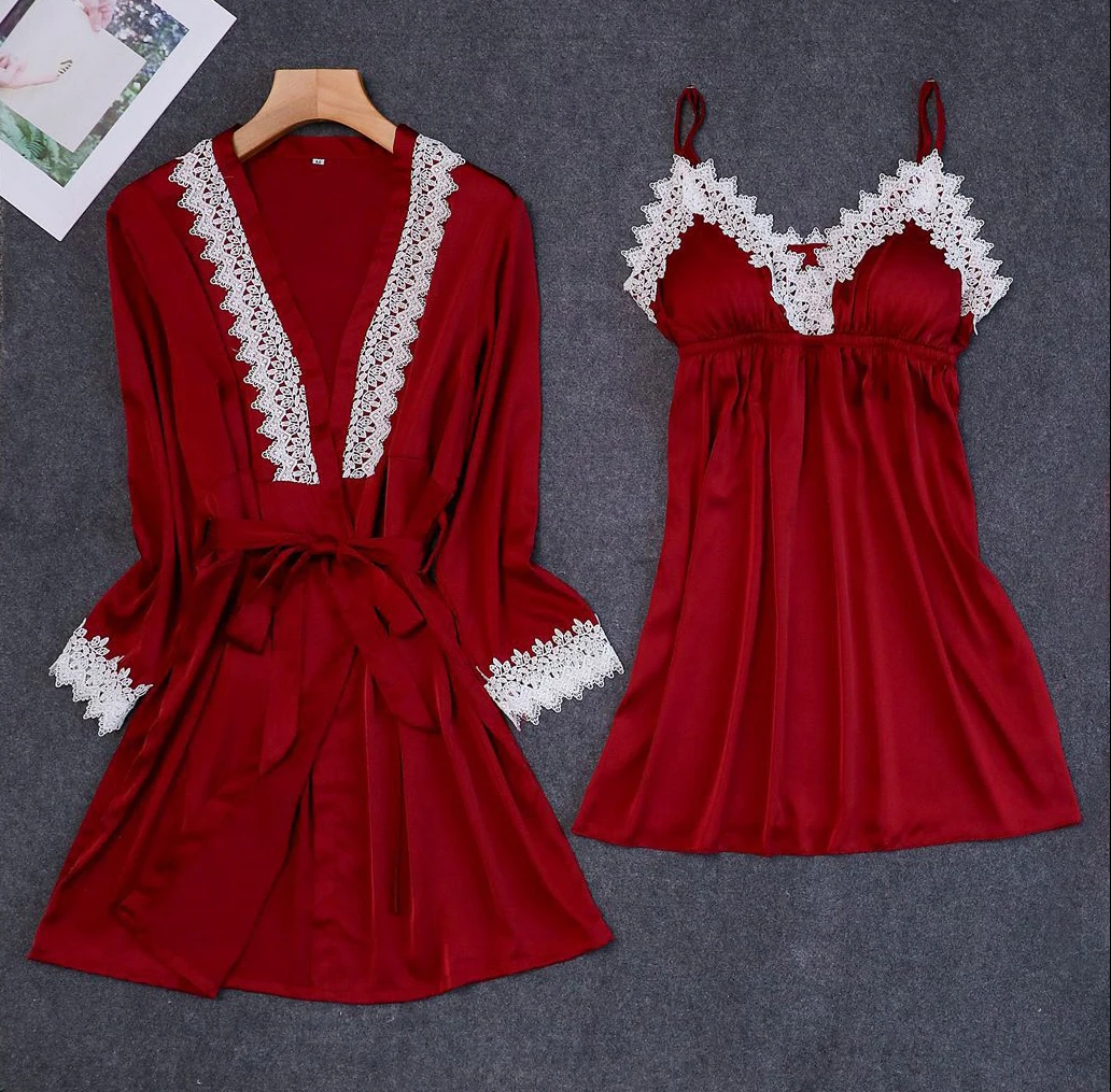 Серые женские пижамные комплекты из 2 предметов на бретельках домашняя одежда