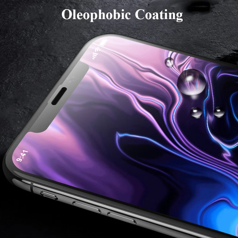 Закаленное стекло для iPhone XS Max 2 шт./лот полноэкранная Защитная пленка XR