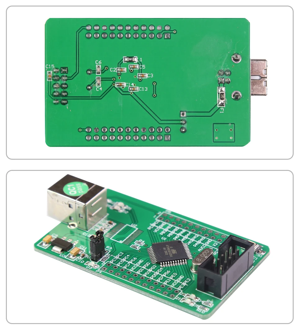 ATxmega32D4 мини комплект разработки xmega32D4 32D4 2 UART atmel AVR плата микрочип PDI MCU IC