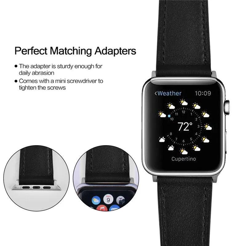 V-MORO 2017 новые часы ремни для Apple Watch 42 мм кожаный ремешок correas 38 iwatch серии 2 1 edition |