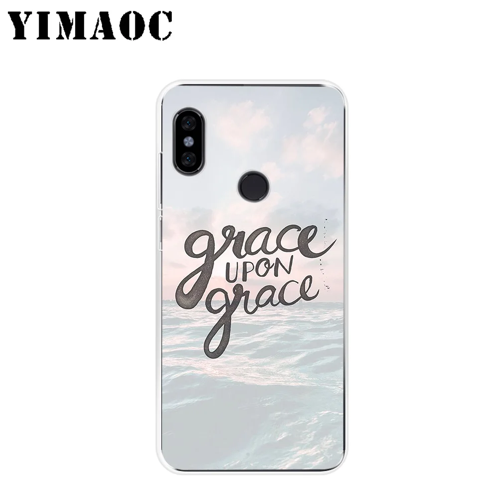 Мягкий силиконовый чехол YIMAOC Bible verse Jesus для Xiaomi Redmi 6 6A 5A 5 S2 Puls Note 8 7 4X4 4A Pro Go |
