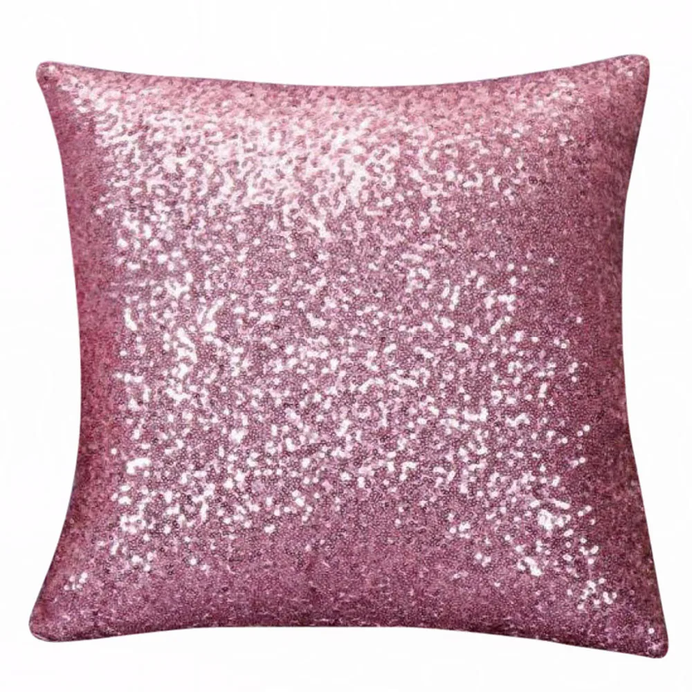 DIY Русалочка подушка со стразами чехол Волшебная Подушка Чехол 40X40 см меняющая цвет Двусторонняя Подушка Чехол для домашнего декора# F