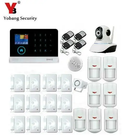 Yobang Безопасность IOS Android приложение Смарт Голосовая защита Wi Fi GSM GPRS Сигнализация