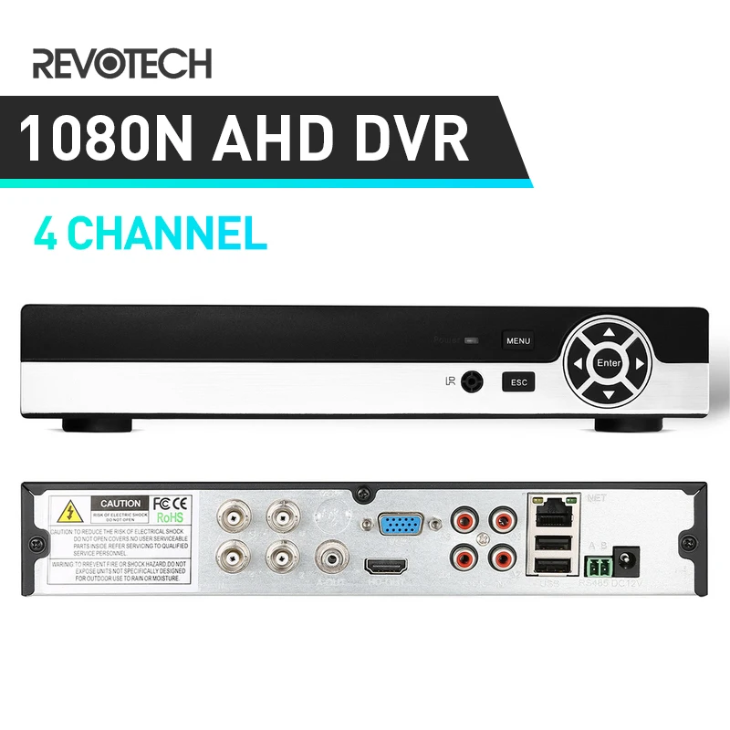 Камера видеонаблюдения Hybird DVR 4 канала 1080P 1080N H.264 AHD IP 3 в 1|1080p nvr|ahd dvr4 channel nvr |