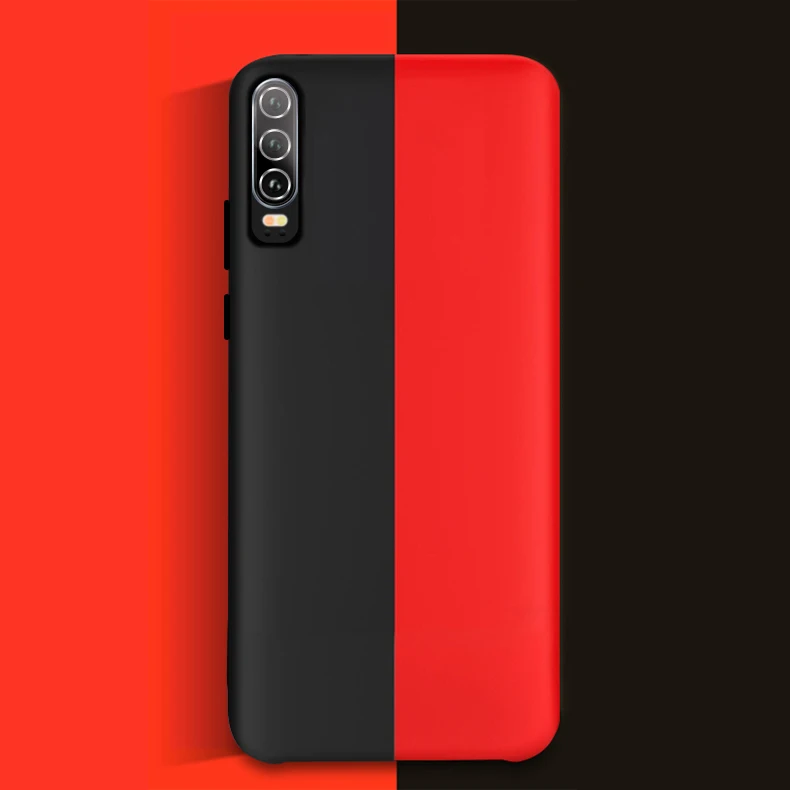 Оригинальный жидкий чехол FCOWB для huawei p30 pro силиконовый мягкий детской кожи lite |