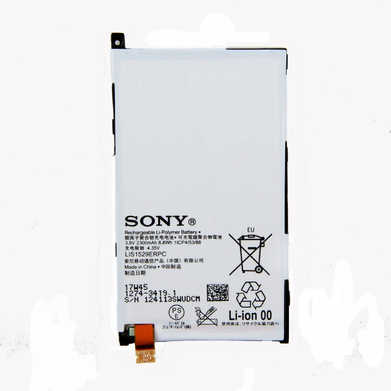 Оригинальный аккумулятор высокой емкости LIS1529ERPC для телефона SONY Xperia Z1 mini D5503 Compact