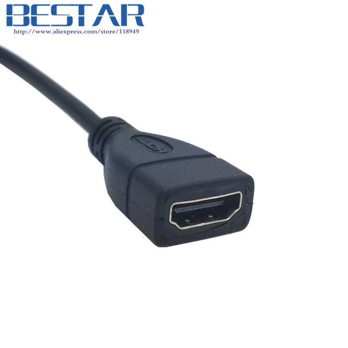 Черный HDMI штекер-HDMI разъем эластичный пружинный видео удлинитель 1 2 м 4 фута для