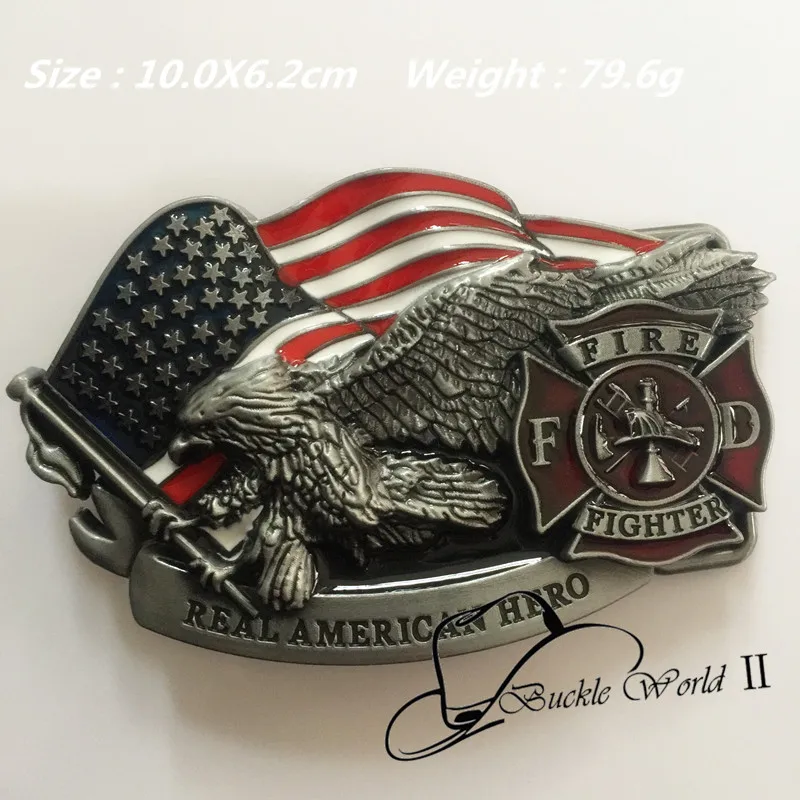 Классический крутой 3D орел настоящий американский герой Пожарный пояс бойцов