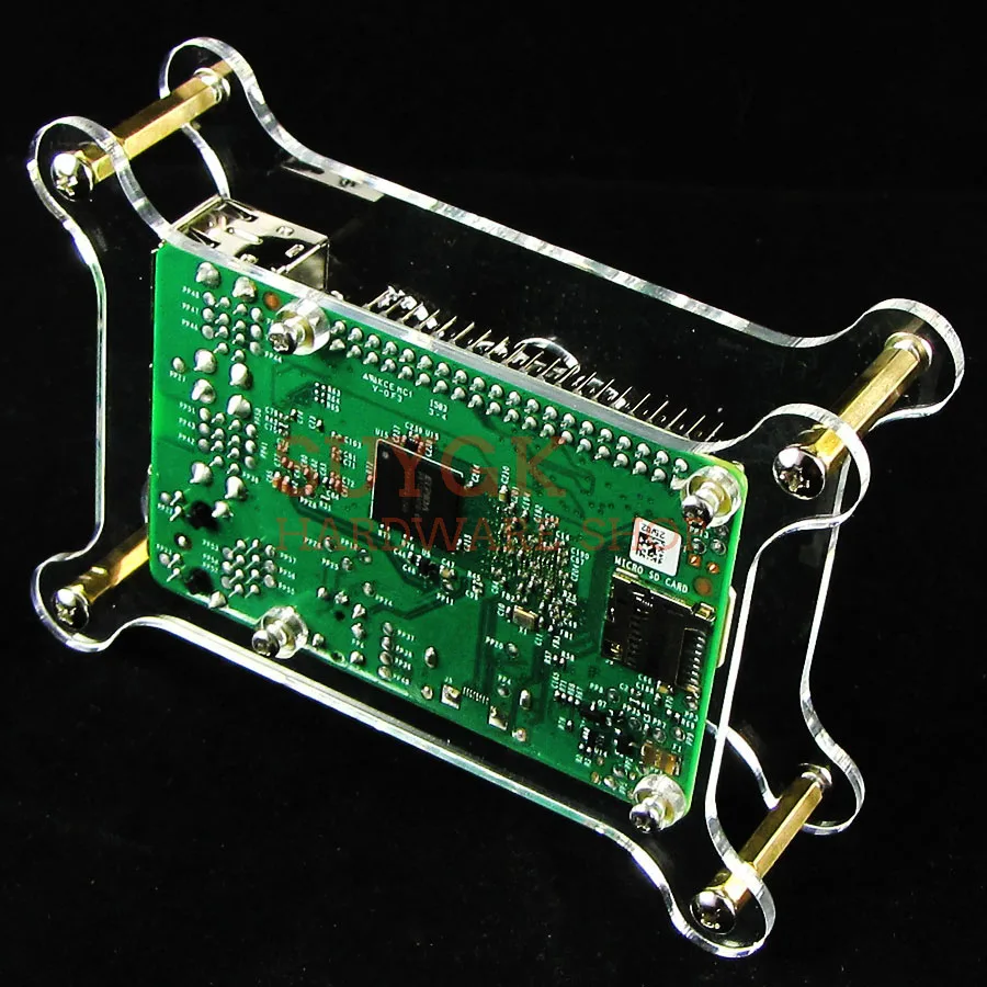 Внешний прозрачный акриловый чехол для Raspberry PI 2 PI3 model B 3B|Аксессуары