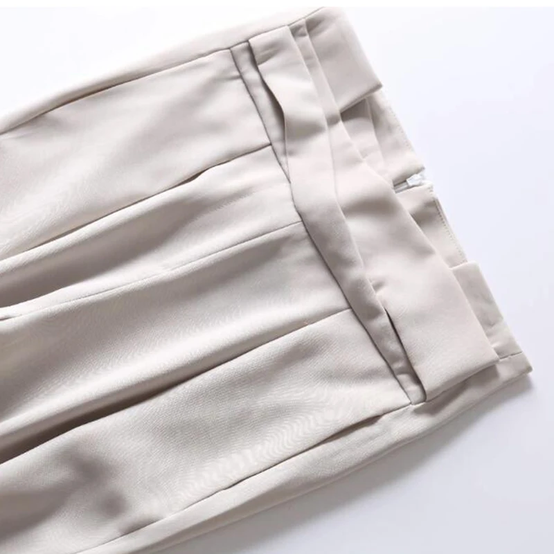 

New 2018 Autumn High Waist Women 's Pants Female Harem Ankle-Length Pant Solid Color Trousers Casual Office Lady Workwear