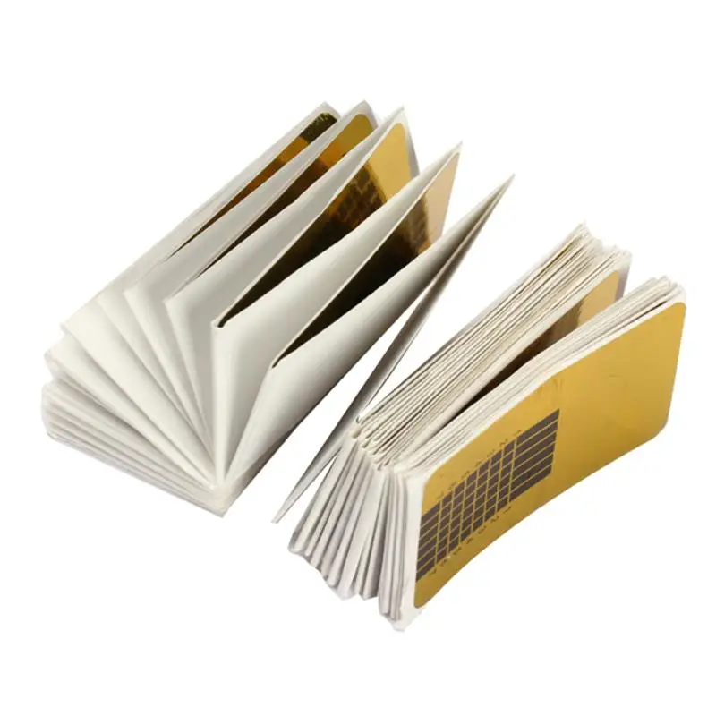 100pcs Professional French Nail Form Tips Nail Art Form Acrylic Tip Gel Nails Sticker Extension Curl Form For Nail Polish Guide