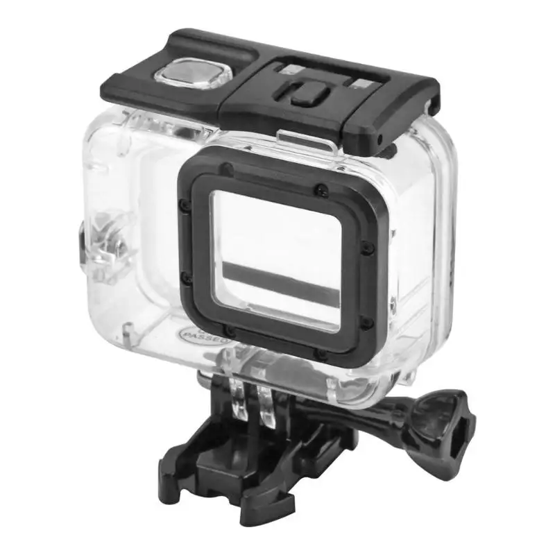 40 м подводный водонепроницаемый чехол для GoPro Hero 7 5 6, Черный Защитный корпус для экшн-камеры, корпус, рамка для GoPro, аксессуары