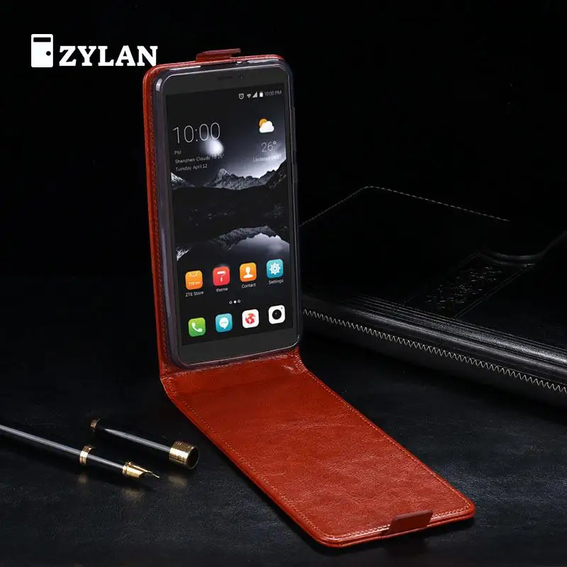 Чехол для ZTE Blade A530 роскошный кожаный чехол с откидной крышкой A 530 задней панели