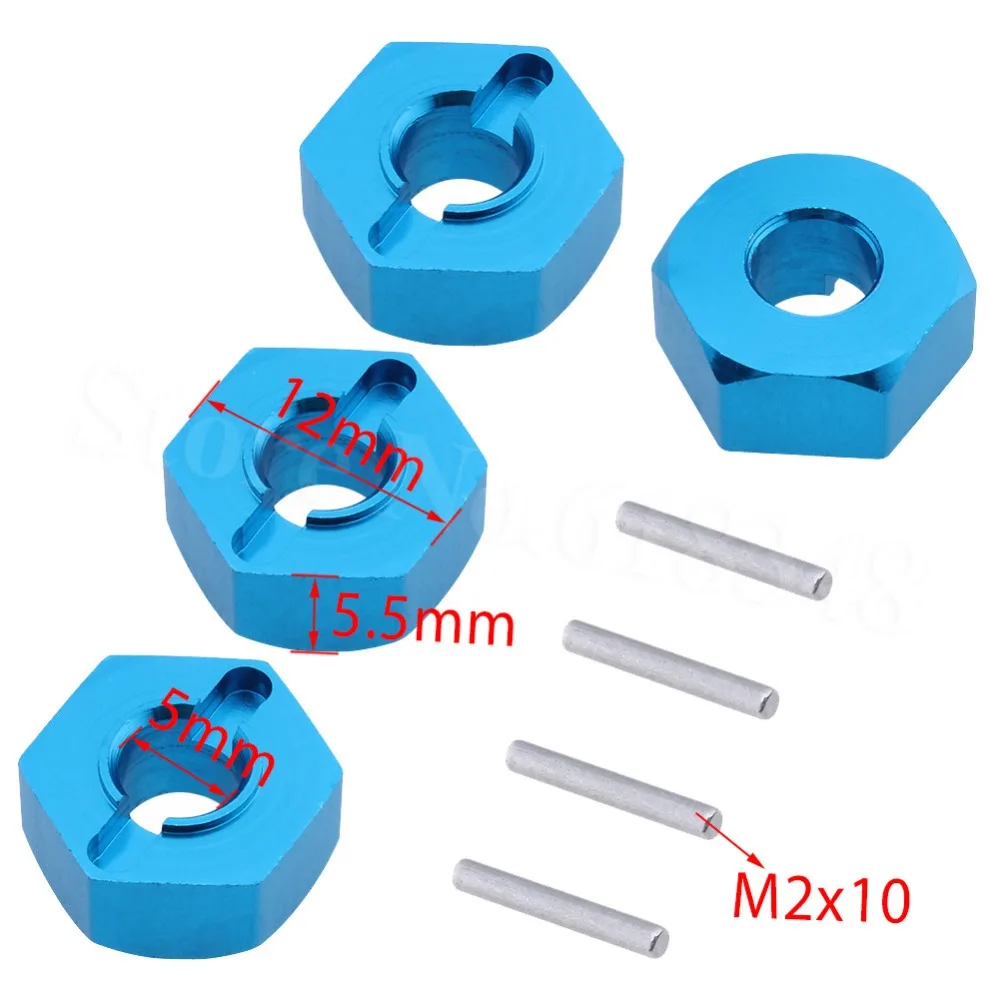 Обновленные детали литой алюминий 12 мм колеса шестигранные ступицы Крепление