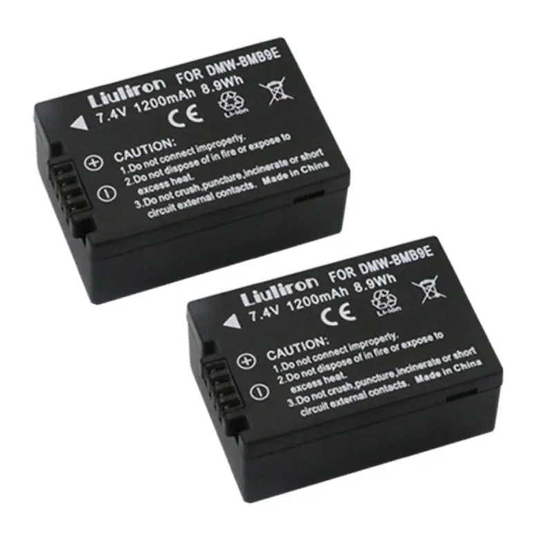 3 шт. DMW-BMB9 DMW-BMB9E DMW BMB9 батарея+ ЖК дисплей Dual USB зарядное устройство для Panasonic Lumix DMC FZ40K FZ45K FZ47K FZ48K FZ60 FZ70 FZ100