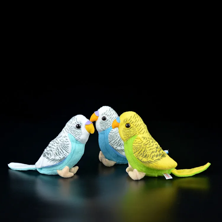 Милые реалистичные игрушки Budgerigar для детей плюшевые мягкие животные птицы
