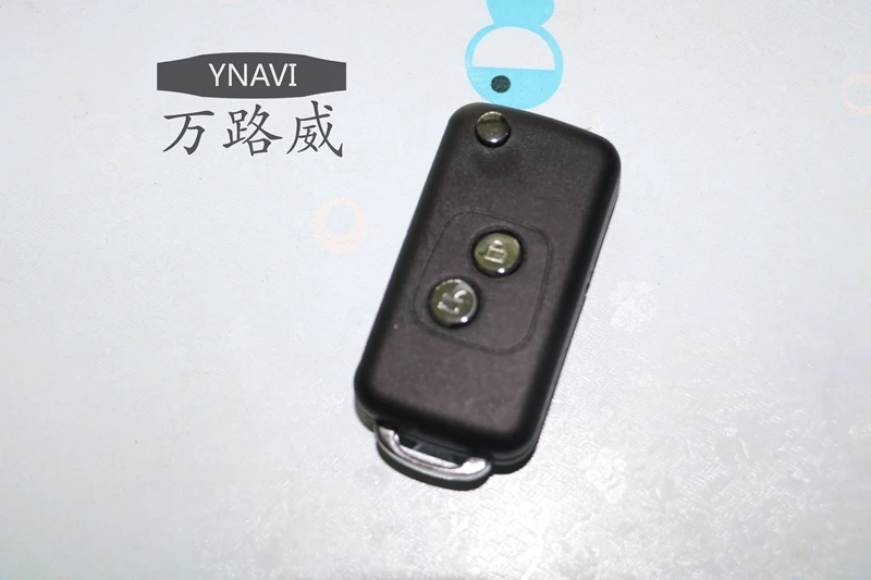 2 Пуговицы удаленного Ключи В виде ракушки изменения Флип Floding Keyless Корпус случае