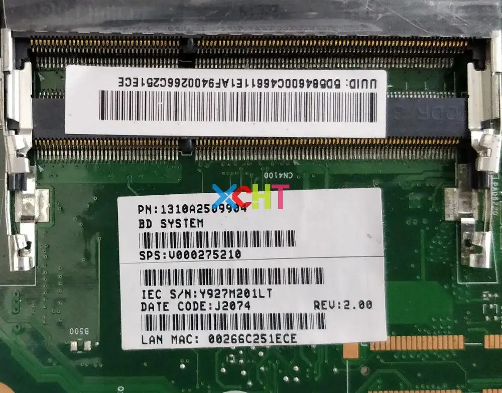 Материнская плата для ноутбука Toshiba Satellite L855 S855 V000275210 SLJ8E HM76 протестированная