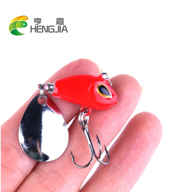 HENGJIA 1 шт. жесткие металлические приманки vib блесна ложки тонущий воблер