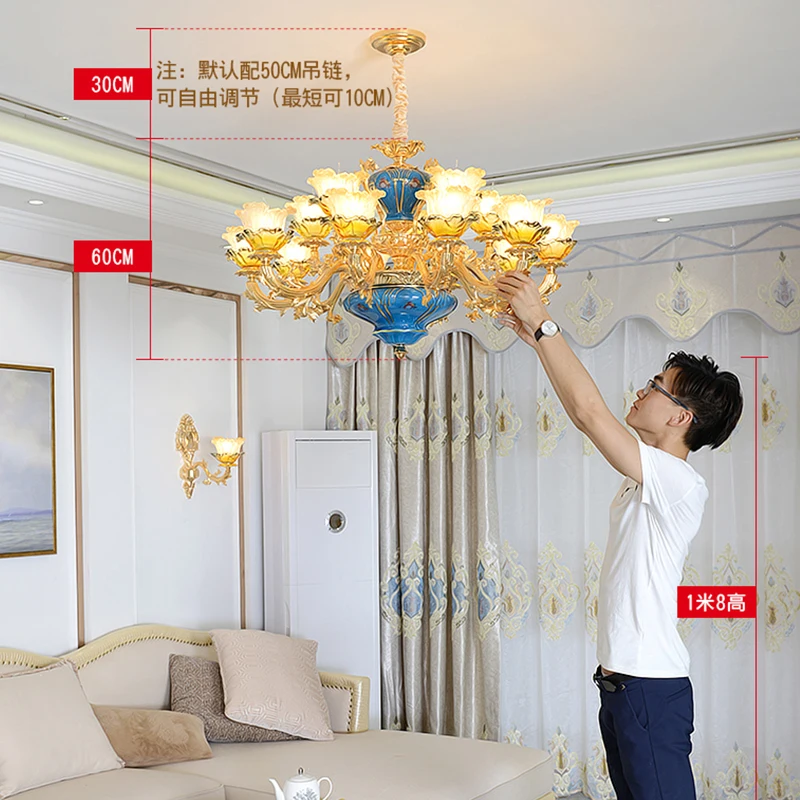 Хрустальные люстры во французском стиле современные светильники для спальни