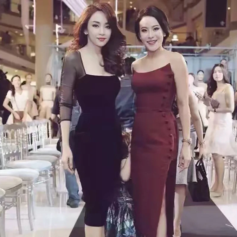 Фирменная Новинка модные женские туфли винтажные квадратный воротник Бархат