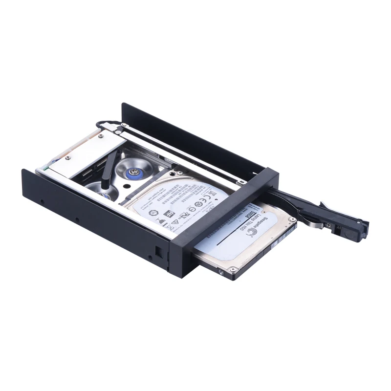 Uneatop 2 5 "чехол для жесткого диска на 3 5" Floppy Bay SATA SSD HDD Enclsoure с анти шок Mobile Rack|mobile