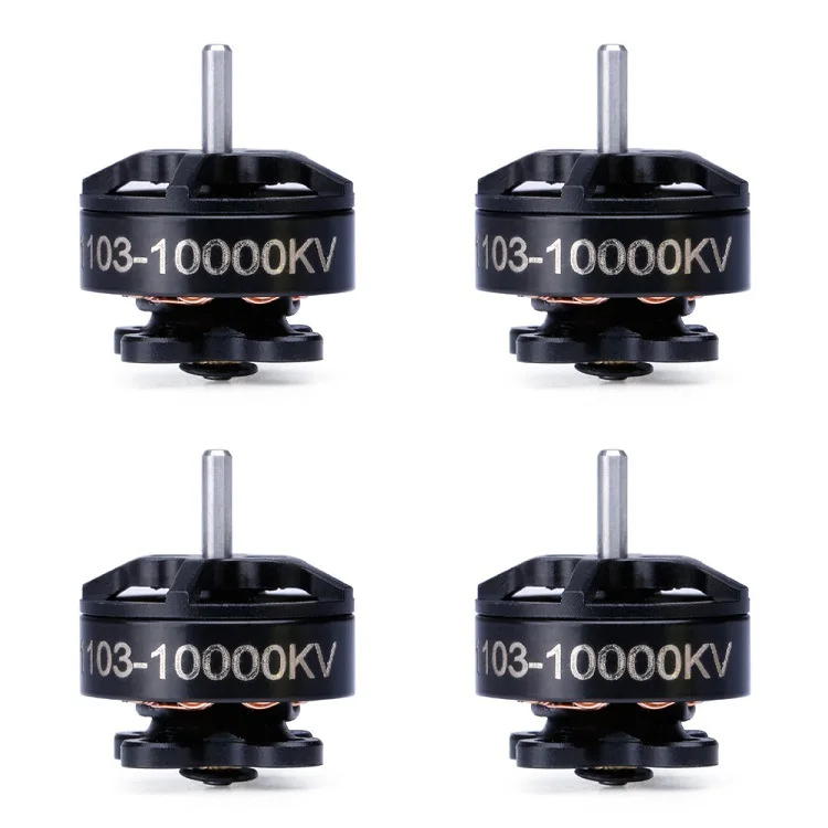 4pcs 10000KV IFlight BeeMotor 1103 10000KV 2-3S бесщеточный микро-двигатель для CineBee 75HD Whoop frame drone kit - Цвет: 4pcs 10000KV