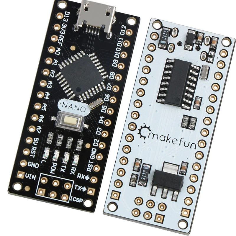 Для Arduino Nano V3.0 Keywish Micro USB ATmega328P 5V 16M CH340 материнская плата|Интегральные схемы| |