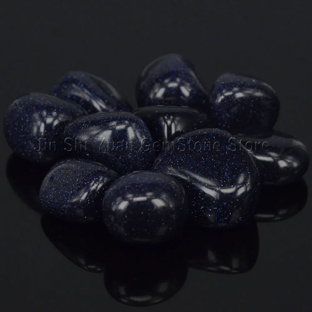 Массовая Tumbled синий песок камни из Китая ХОРОШЕЕ полированная драгоценные