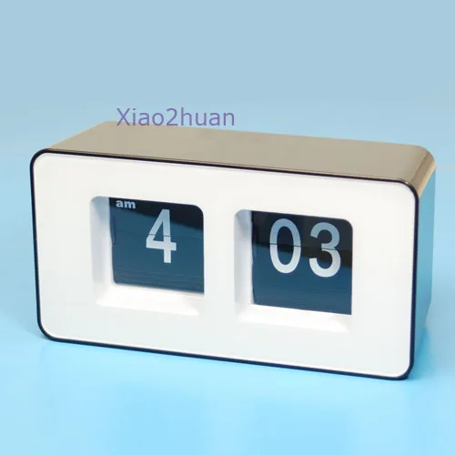 

Retro Flip Classic Stylish Desk Auto Modern Wall Clock good quality