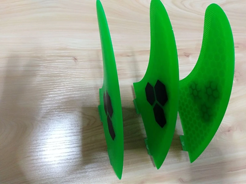 FCS G5 Fin Surf стекловолокно фасетчатый Киль Quilhas tri/Набор Средний размер выпрямитель для серфинга FCS плавники для доски для серфинга 3 шт./компл