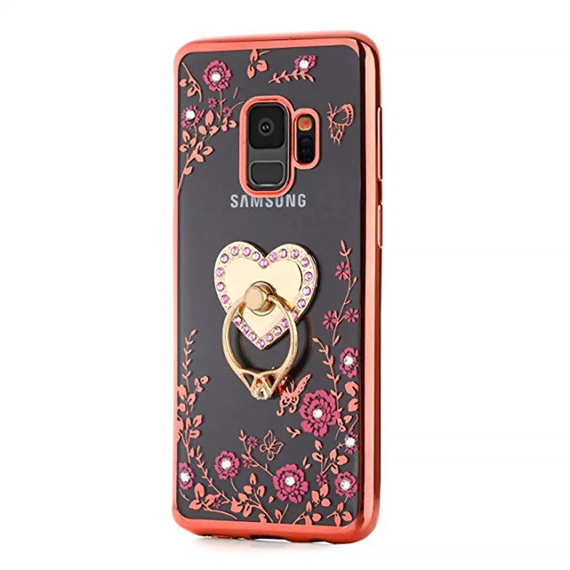 Модный Блестящий чехол для телефона Samsung Galaxy A9 A8 A6 Plus A7 2018 S8 S9 Note 8 9 A11 M11 A51 A71