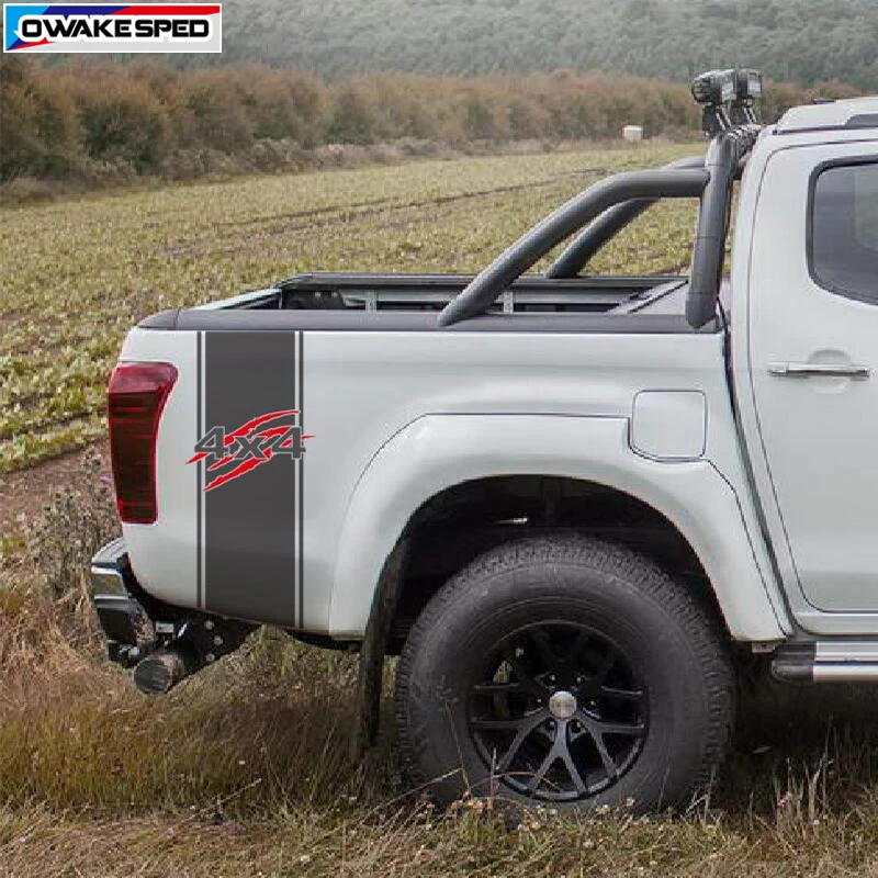 4x4 внедорожный задний стикер для ISUZU D-MAX Ford F-150 горный стиль полосы автомобильные аксессуары для пикапа Авто кузова Декор виниловая наклейка