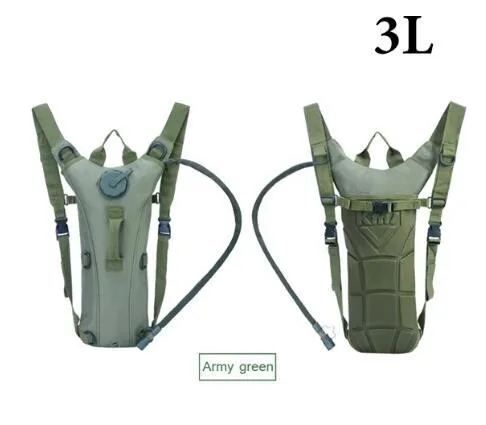Molle военный тактический рюкзак для воды, сумки для велоспорта, походов на открытом воздухе, походов, охоты, сумка для воды, рюкзак для альпинизма - Цвет: 3L Army Green