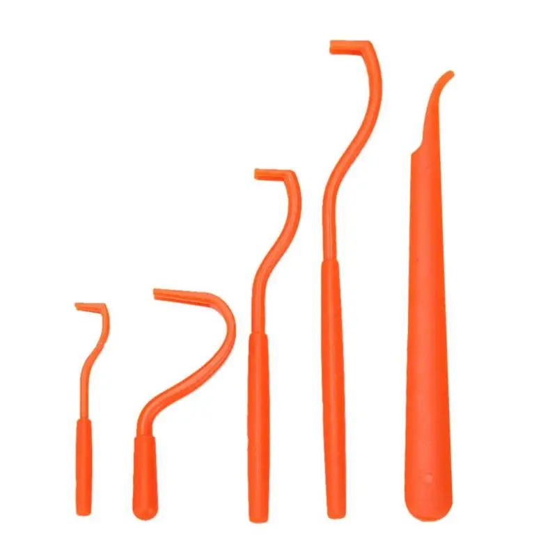Orange 5pcs 2/5 шт. клещи твистер-крючок набор инструментов для удаления клещей х 5 размеров для людей/собак/домашних животных/лошадей/кошек пинцеты для удаления клещей товары для домашних животных Прямая поставка - Цвет: Orange 5pcs