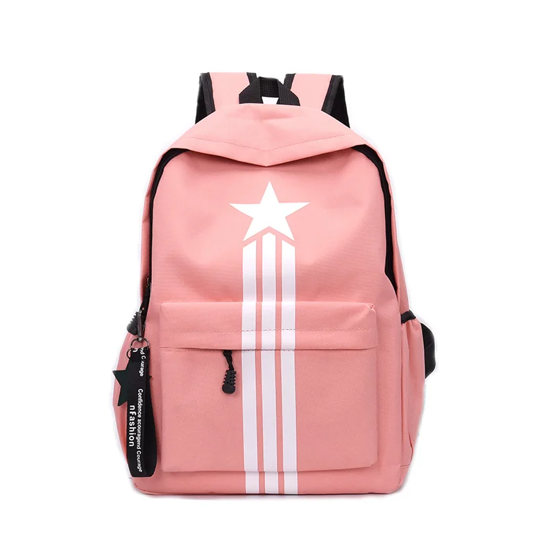 Звезда рюкзак модные женские туфли на молнии Путешествия девушки Новое