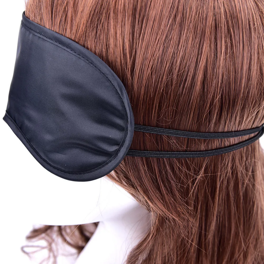 

10pcs/lot Travel Sleeping Eye Mask Night Economic Sleep Snoring Gift Wholesale Black Shade Blindfold Eye Patch
