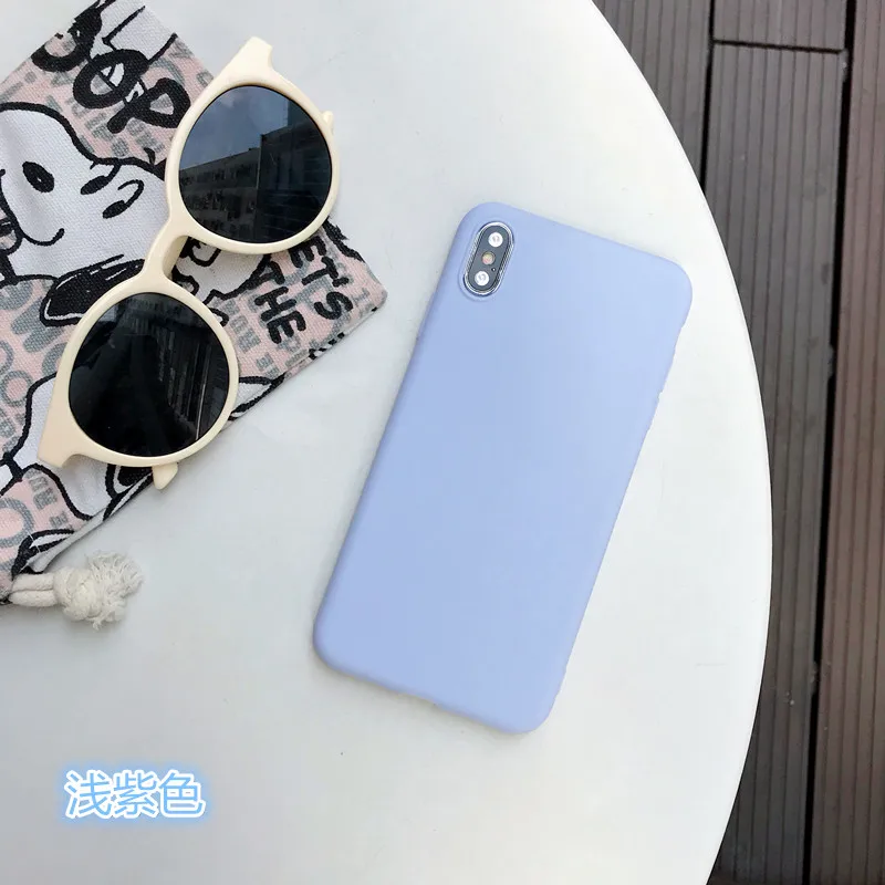 Lavender Xiao mi 8 9 6X 5X A1 жидкий силиконовый чехол для мобильного телефона с полным покрытием для mi 8/9 se lite, красный mi note 5 6 7 pro/plus чехол - Цвет: Lavender